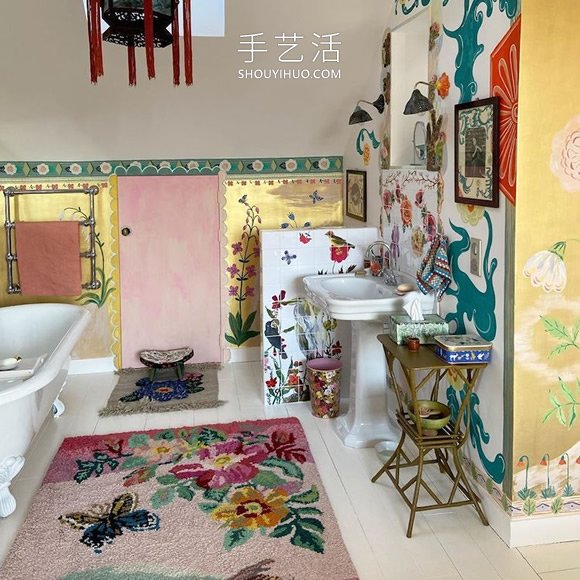 這位藝術(shù)家的手繪，讓別墅仿佛變成童話小屋 -  rpnrmr.com