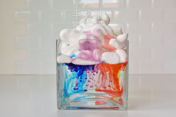 剃須膏DIY下雨的夢幻小實驗做法 -  rpnrmr.com