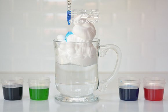 剃須膏DIY下雨的夢幻小實驗做法 -  rpnrmr.com