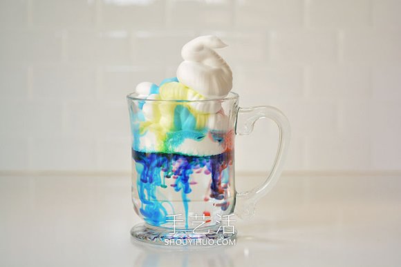 剃須膏DIY下雨的夢幻小實驗做法 -  rpnrmr.com
