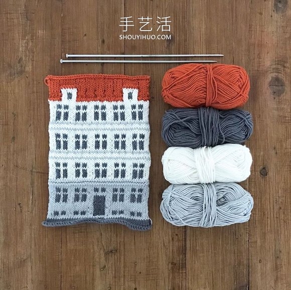 手工編織毯子，靈感來自哥本哈根多彩獨特建筑 -  rpnrmr.com