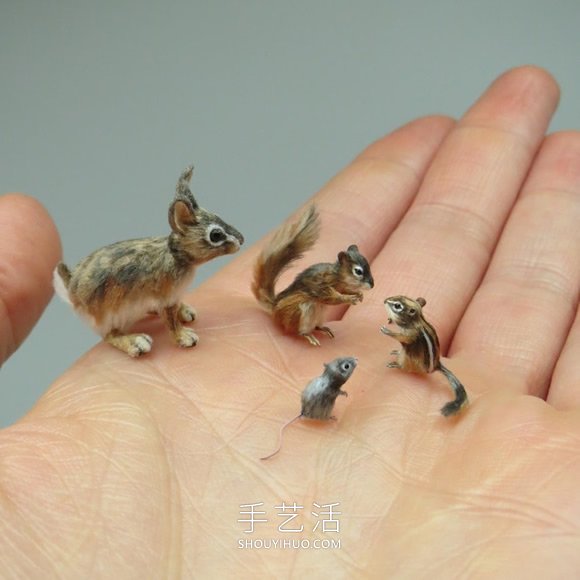 超逼真微型動(dòng)物雕像，足以放在您的指尖！ -  rpnrmr.com