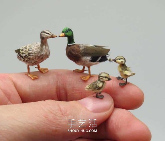 超逼真微型動(dòng)物雕像，足以放在您的指尖！ -  rpnrmr.com