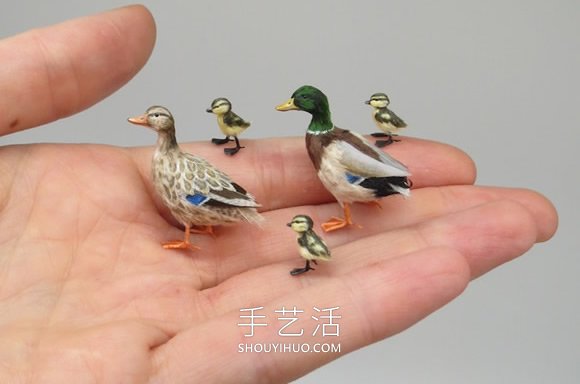 超逼真微型動(dòng)物雕像，足以放在您的指尖！ -  rpnrmr.com