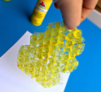 幼兒園氣泡膜手工作品蜂巢蜜蜂圖片 -  rpnrmr.com