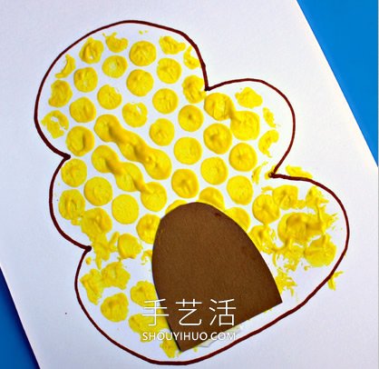 幼兒園氣泡膜手工作品蜂巢蜜蜂圖片 -  rpnrmr.com