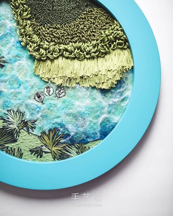 刺繡制成的田園海景，分享對生活的簡單熱愛 -  rpnrmr.com