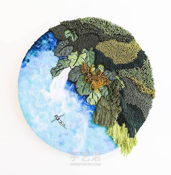 刺繡制成的田園海景，分享對生活的簡單熱愛 -  rpnrmr.com