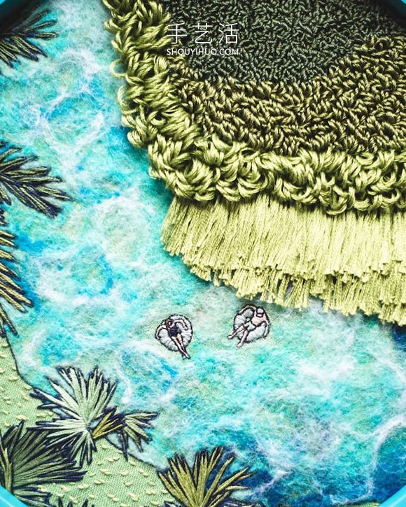 刺繡制成的田園海景，分享對生活的簡單熱愛 -  rpnrmr.com