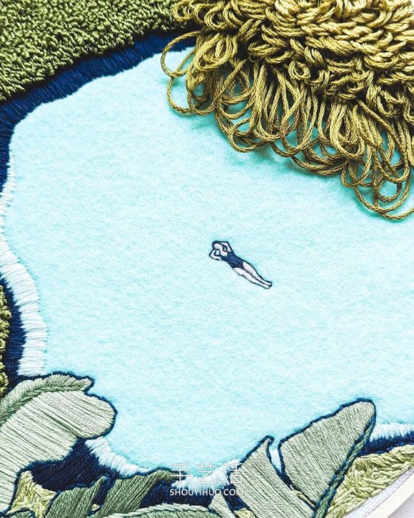 刺繡制成的田園海景，分享對生活的簡單熱愛 -  rpnrmr.com