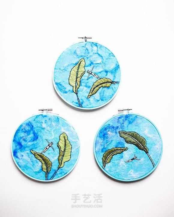 刺繡制成的田園海景，分享對生活的簡單熱愛 -  rpnrmr.com