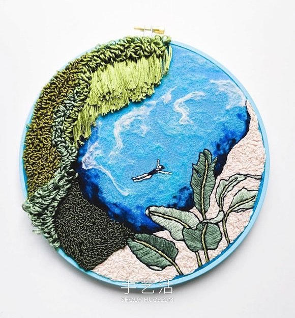 刺繡制成的田園海景，分享對生活的簡單熱愛 -  rpnrmr.com