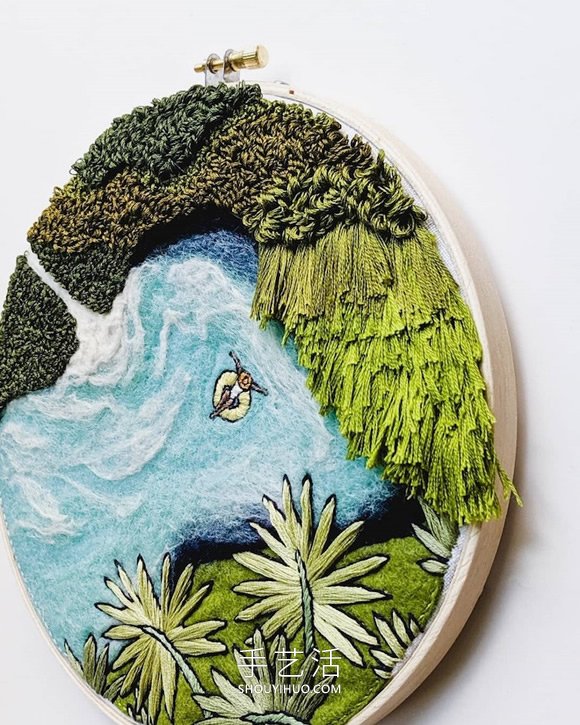 刺繡制成的田園海景，分享對生活的簡單熱愛 -  rpnrmr.com