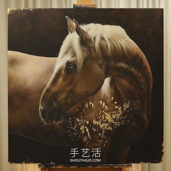 超寫實(shí)的油畫，捕捉野生動(dòng)物的野性自然之美 -  rpnrmr.com