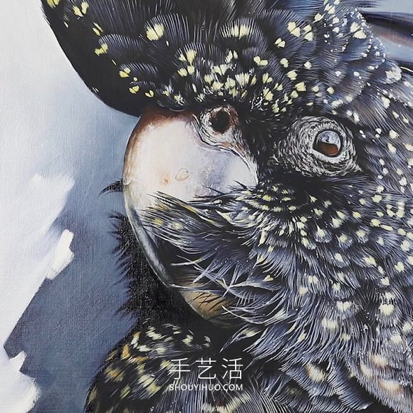 超寫實(shí)的油畫，捕捉野生動(dòng)物的野性自然之美 -  rpnrmr.com