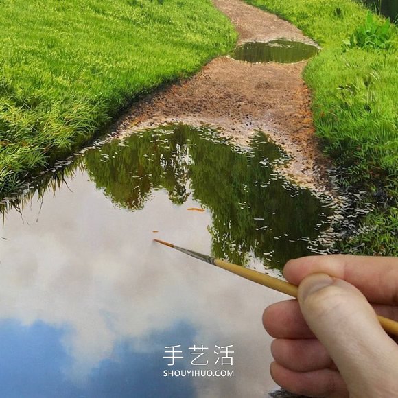田園山水畫栩栩如生，您會以為它們是照片！ -  rpnrmr.com