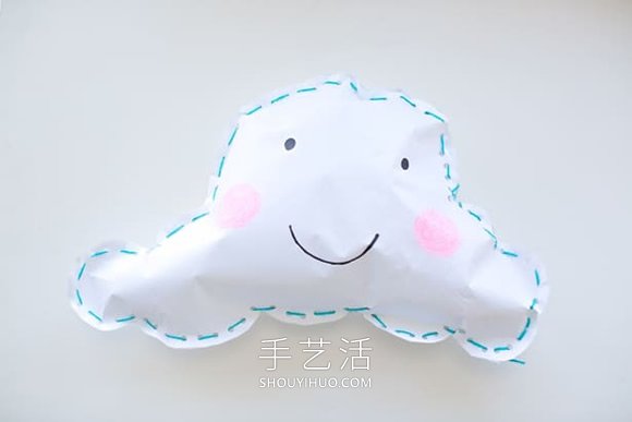 幼兒手工制作可愛(ài)紙?jiān)贫湔眍^的做法教程 -  rpnrmr.com