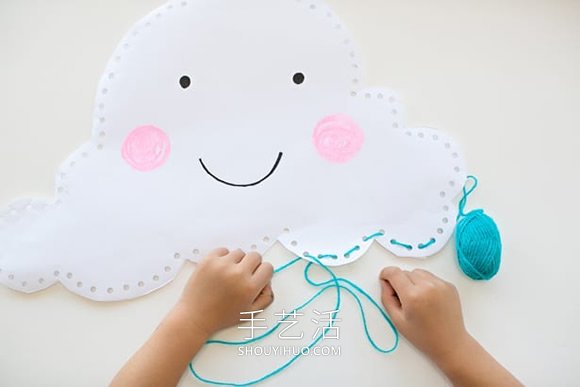 幼兒手工制作可愛(ài)紙?jiān)贫湔眍^的做法教程 -  rpnrmr.com