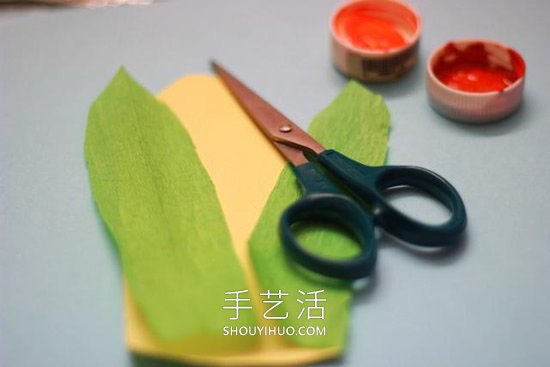 手指畫秋天的玉米手工制作教程 -  rpnrmr.com