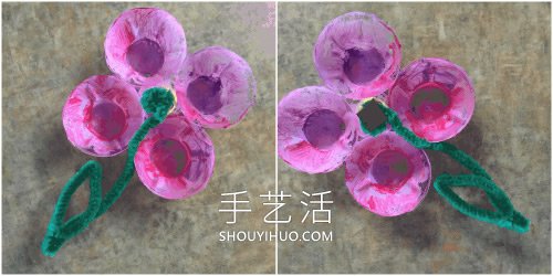 帶磁吸雞蛋盒花朵制作方法教程 -  rpnrmr.com