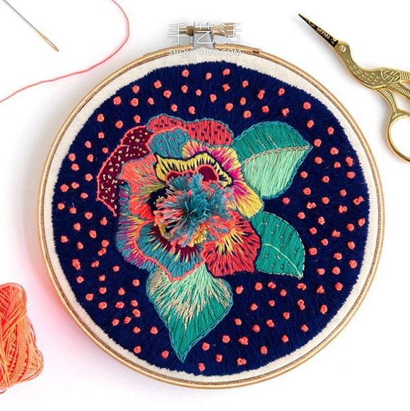 精美的法國(guó)結(jié)刺繡作品圖片大全 -  rpnrmr.com