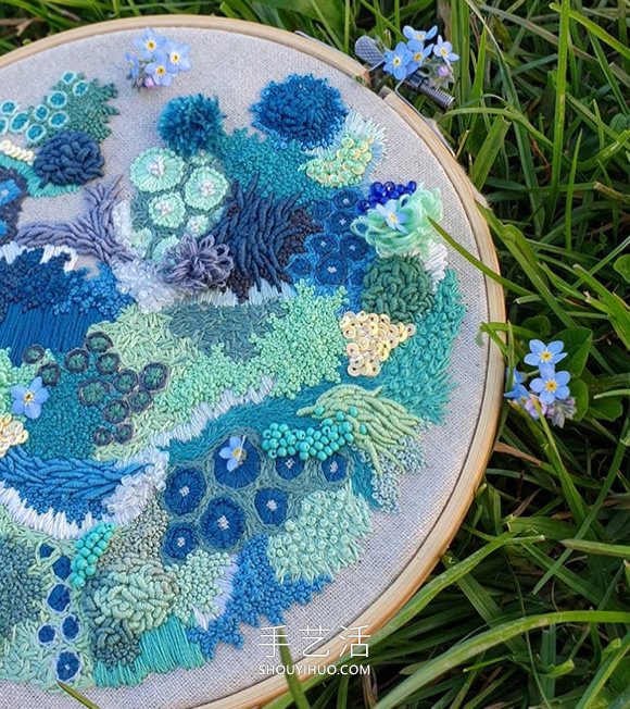 精美的法國(guó)結(jié)刺繡作品圖片大全 -  rpnrmr.com