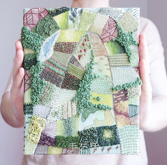 精美的法國(guó)結(jié)刺繡作品圖片大全 -  rpnrmr.com