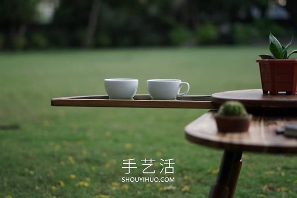 甲殼蟲風格的茶幾DIY，帶有折疊式“翅膀” -  rpnrmr.com