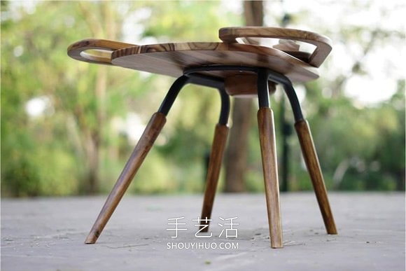 甲殼蟲風格的茶幾DIY，帶有折疊式“翅膀” -  rpnrmr.com