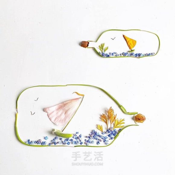 藝術(shù)家將美麗的植物DIY成空靈的自然拼畫 -  rpnrmr.com