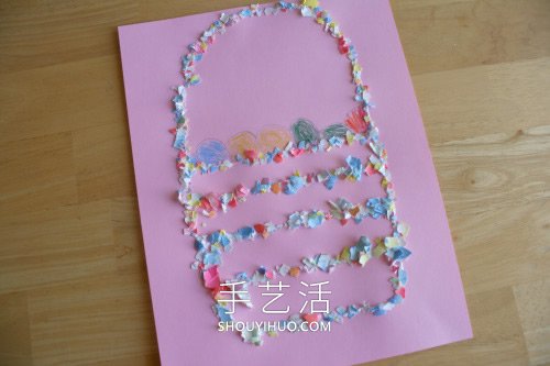幼兒園蛋殼拼貼畫制作過程復活節(jié)主題 -  rpnrmr.com