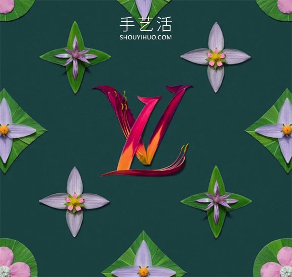 時(shí)尚品牌logo掉進(jìn)花花世界！井上羅來(lái)的花瓣DIY -  rpnrmr.com