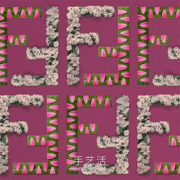 時(shí)尚品牌logo掉進(jìn)花花世界！井上羅來(lái)的花瓣DIY -  rpnrmr.com