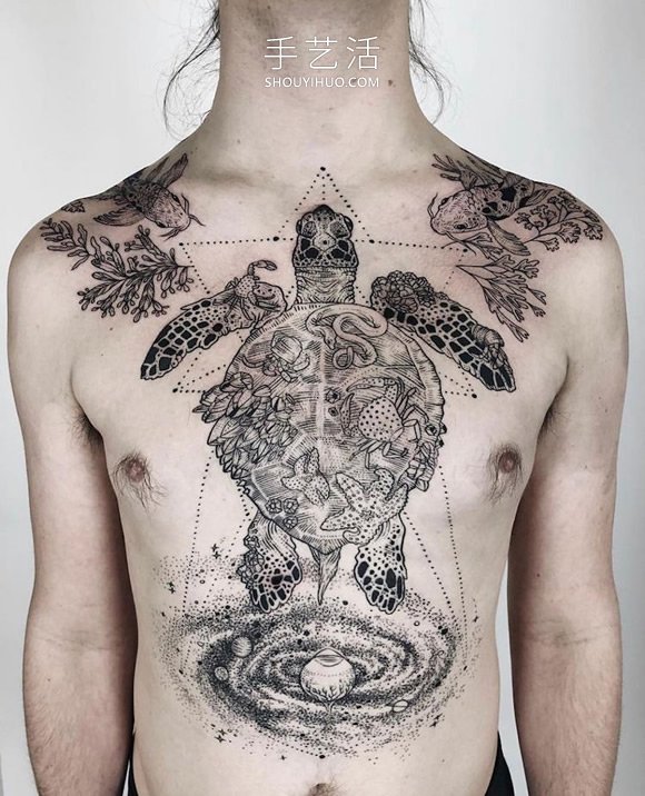 精美的紋身，看起來像關(guān)于大自然的迷人故事 -  rpnrmr.com