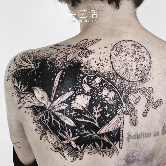 精美的紋身，看起來像關(guān)于大自然的迷人故事 -  rpnrmr.com