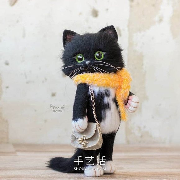 令人難以置信的可愛(ài)羊毛氈貓！超逼真的收藏品 -  rpnrmr.com