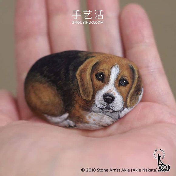 將普通的石頭DIY成可愛手掌大小的動物 -  rpnrmr.com
