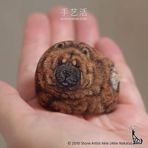 將普通的石頭DIY成可愛手掌大小的動物 -  rpnrmr.com
