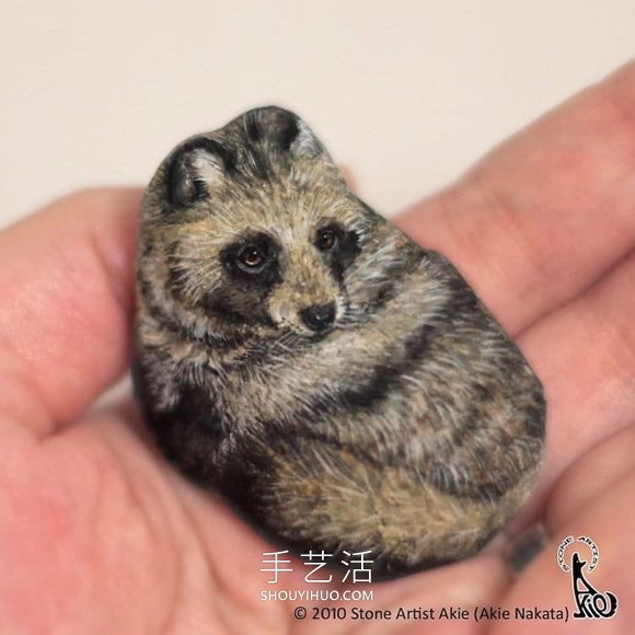 將普通的石頭DIY成可愛手掌大小的動物 -  rpnrmr.com