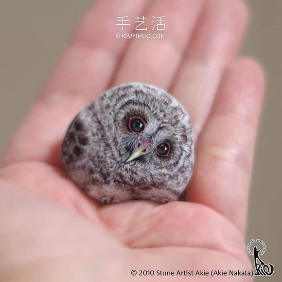 將普通的石頭DIY成可愛手掌大小的動物 -  rpnrmr.com