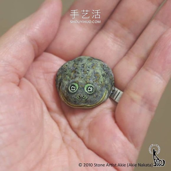 將普通的石頭DIY成可愛手掌大小的動物 -  rpnrmr.com