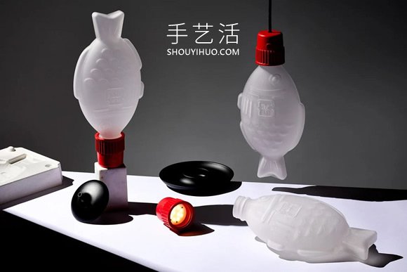 小魚醬油瓶化身臺燈！從環(huán)保理念出發(fā)設(shè)計而成 -  rpnrmr.com