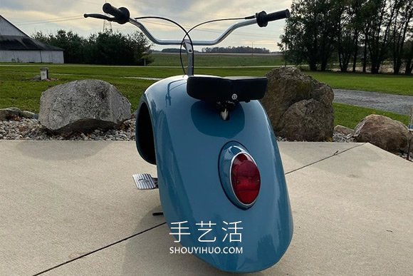 大眾甲殼蟲汽車DIY改造成迷你摩托車 -  rpnrmr.com