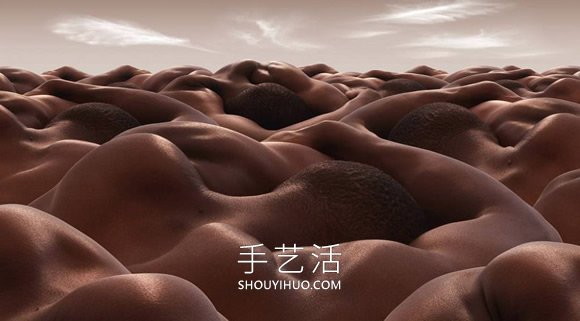 超現(xiàn)實(shí)感荒漠巖地？以人體打造廣袤大地絕景 -  rpnrmr.com