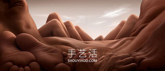 超現(xiàn)實(shí)感荒漠巖地？以人體打造廣袤大地絕景 -  rpnrmr.com