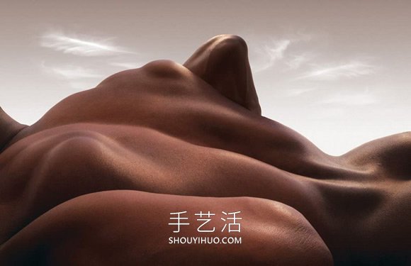 超現(xiàn)實(shí)感荒漠巖地？以人體打造廣袤大地絕景 -  rpnrmr.com