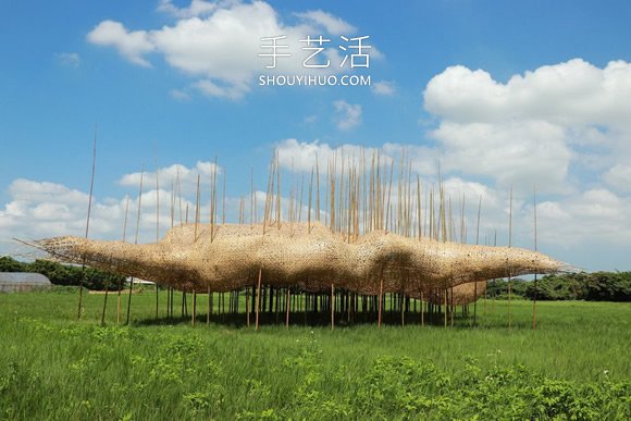 巨型竹編裝置！地面上的圖騰迴廊、秘境屋亭 -  rpnrmr.com