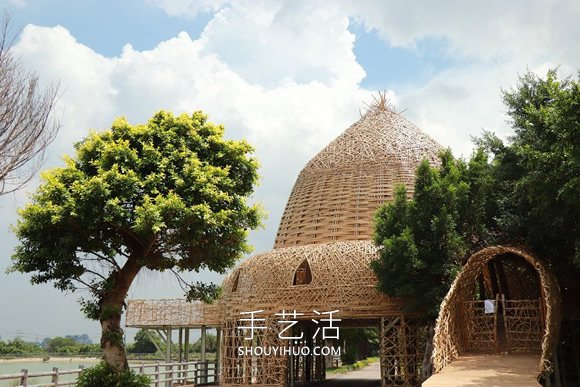 巨型竹編裝置！地面上的圖騰迴廊、秘境屋亭 -  rpnrmr.com