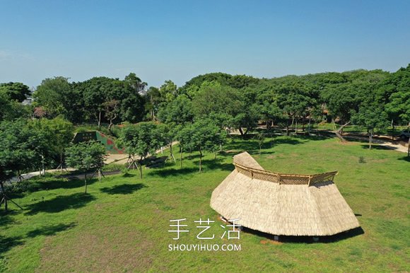 巨型竹編裝置！地面上的圖騰迴廊、秘境屋亭 -  rpnrmr.com