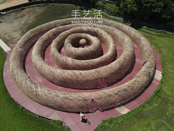 巨型竹編裝置！地面上的圖騰迴廊、秘境屋亭 -  rpnrmr.com